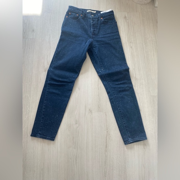 Levi's Wedgie Icon Fit High Rise Ankle Jeans Button Fly - Brightside sz 26 - Picture 4 of 4